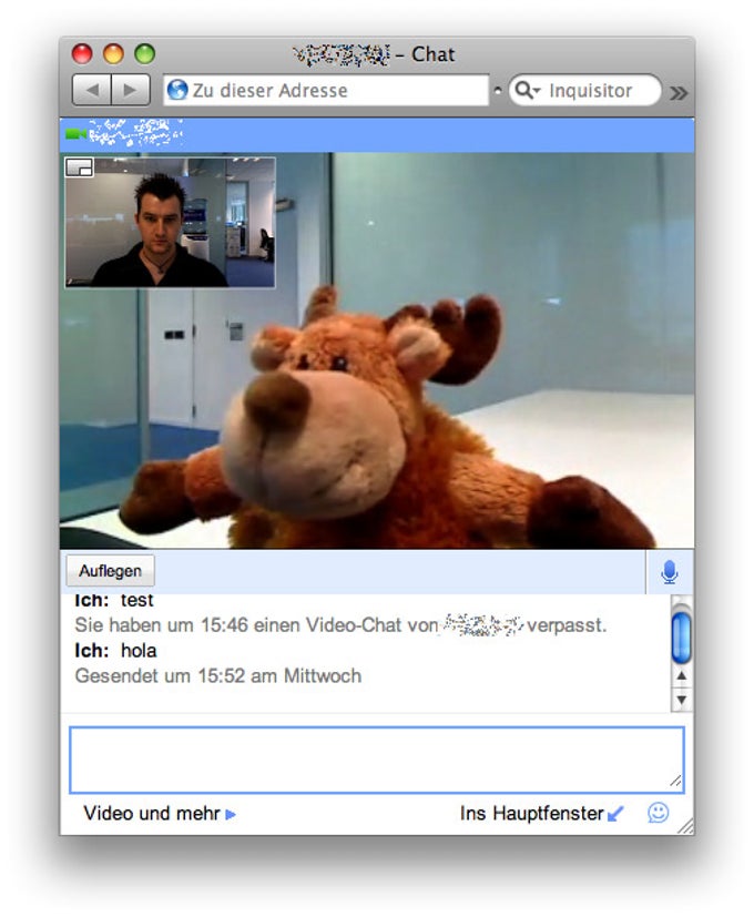 GoogleMail Voice- und Video-Chat