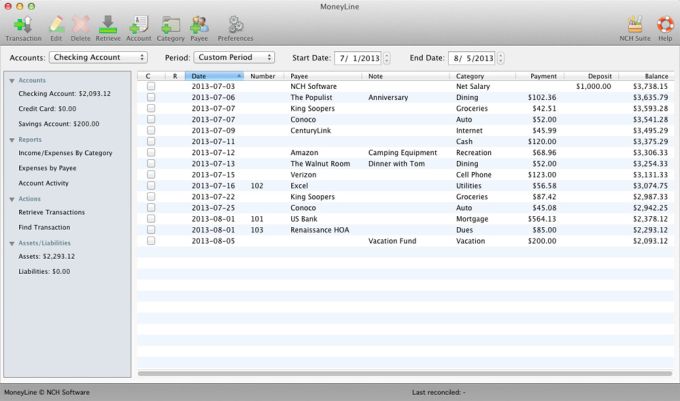 free home budgeting software for mac