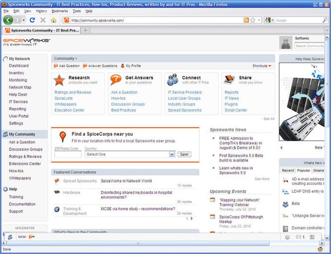 Spiceworks IT Management Software - Download