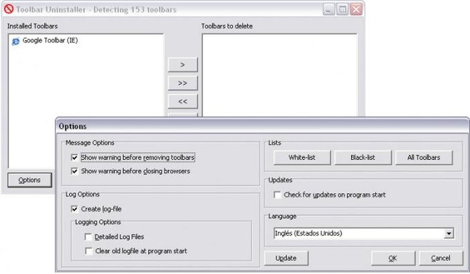 Toolbar Uninstaller Toolbar Uninstaller