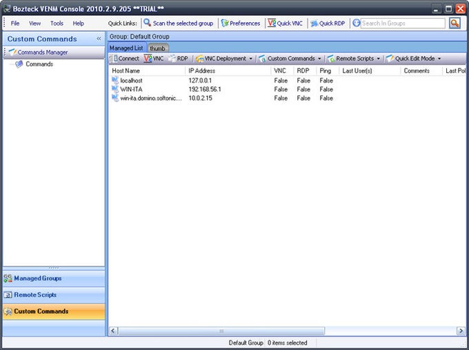 VNCScan Enterprise Console VNCScan Enterprise Console