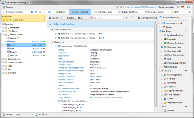 Total Network Inventory Total Network Inventory