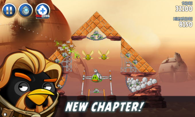 angry birds star wars not on google play