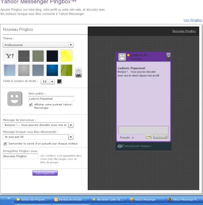 Yahoo! Messenger Yahoo! Messenger