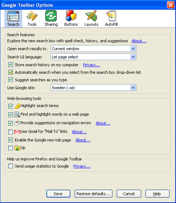download google toolbar for firefox