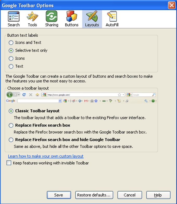 Google Toolbar for Firefox Google Toolbar for Firefox