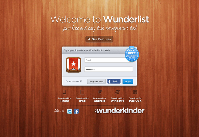 Wunderlist Wunderlist