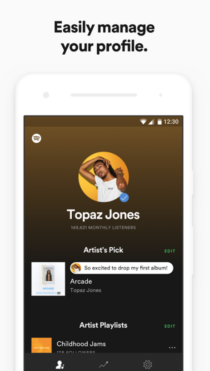 Spotify for Artists Spotify for Artists