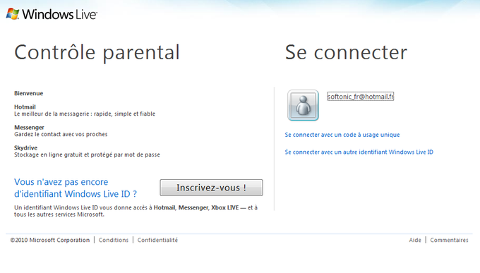 Windows Live Controle Parental Windows Telecharger