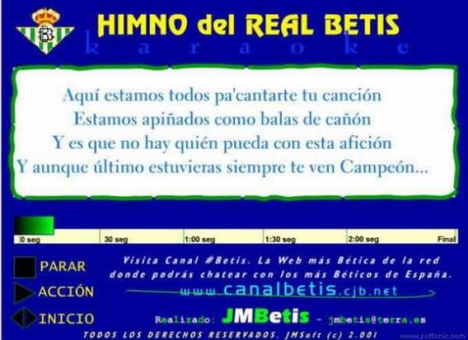 Karaoke del Betis