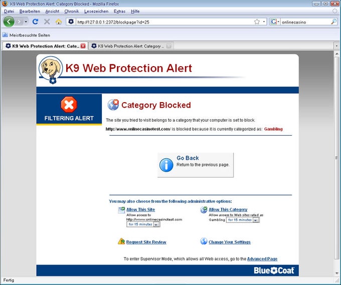 K9 Web Protection K9 Web Protection