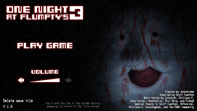 Play One Night at Flumpty's game free online