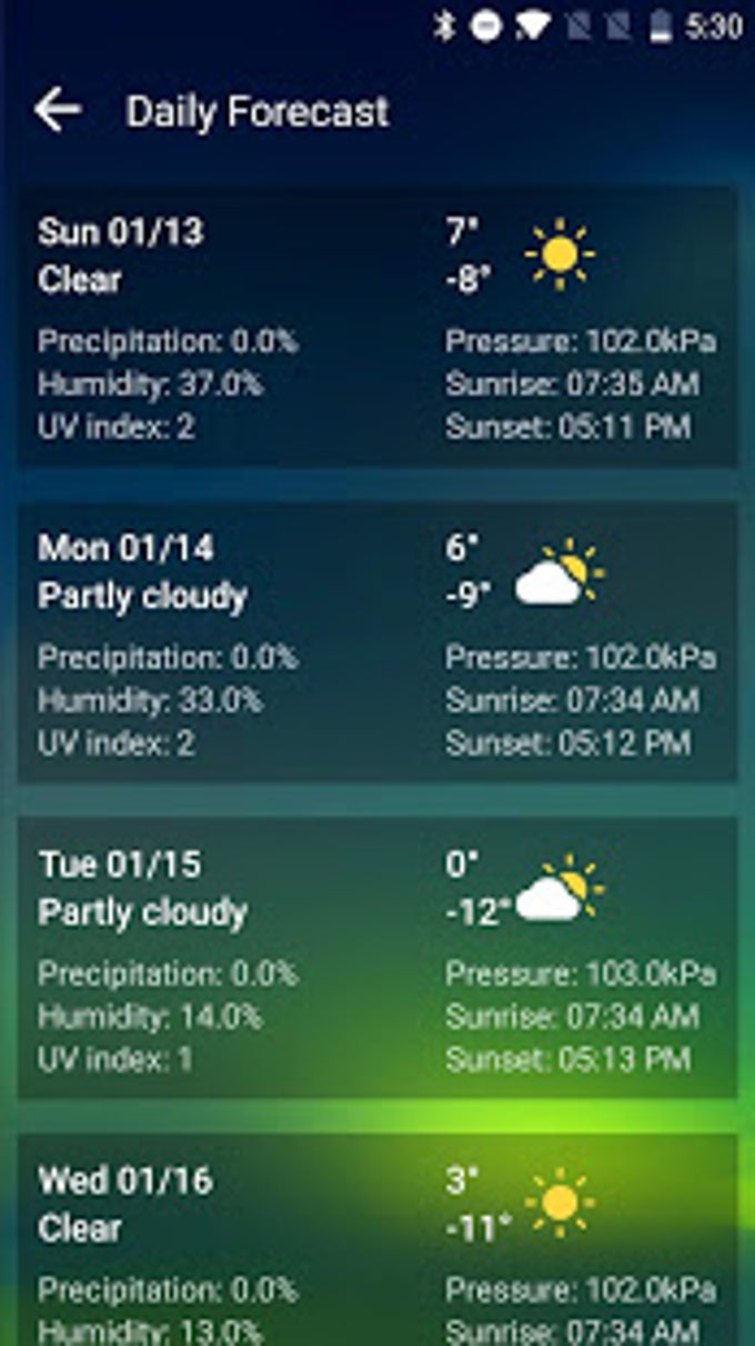 Live Weather Forecast AppRadar Daily Report Live Weather Forecast AppRadar Daily Report