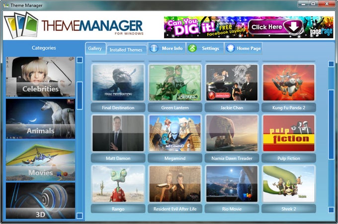 Windows 7 Theme Manager Windows 7 Theme Manager