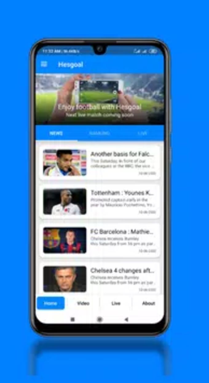 HesGoal - Live Football TV HD APK لنظام Android