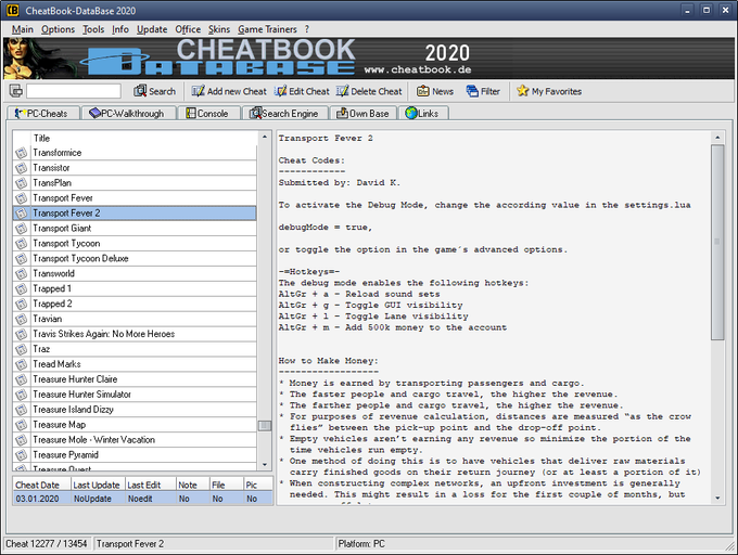 Cheatbook Database 無料 ダウンロード