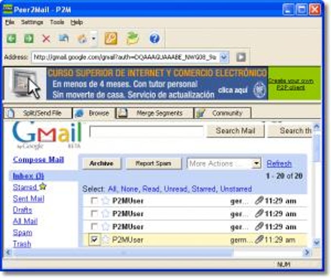 Peer2Mail Peer2Mail
