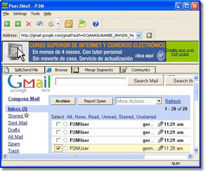 Peer2Mail Peer2Mail