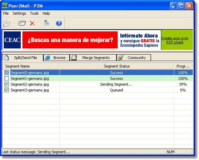 Peer2Mail Peer2Mail