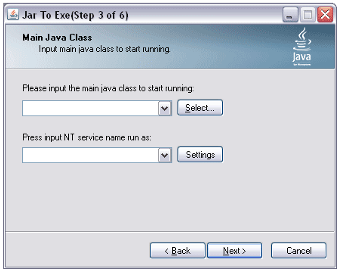 JAR2EXE SETUP 
