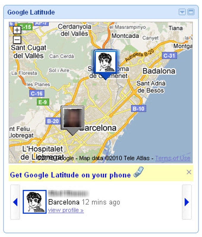 Google Latitude Google Latitude