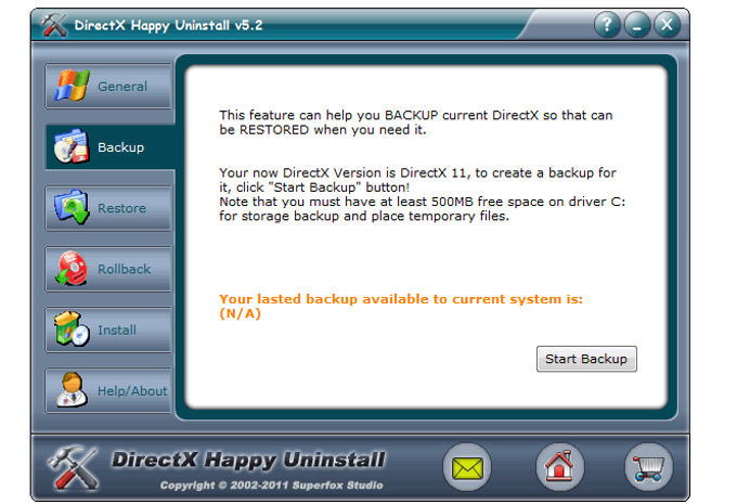 Directx happy uninstall как пользоваться