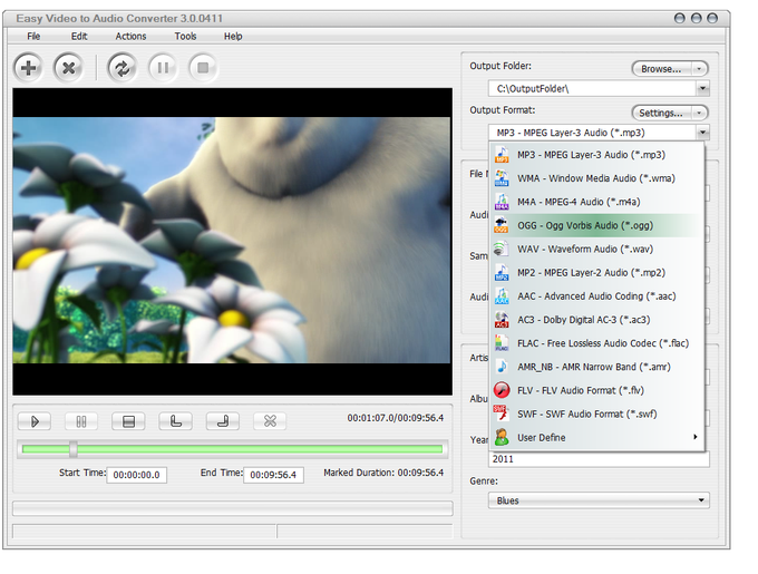 Easy Video to Audio Converter Easy Video to Audio Converter
