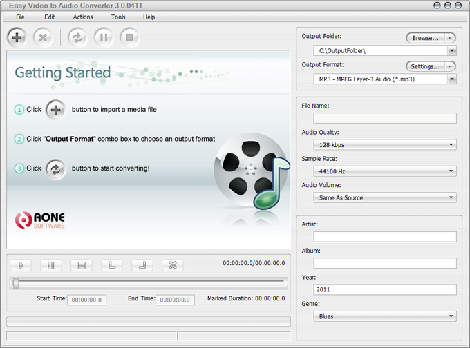 Easy Video to Audio Converter Easy Video to Audio Converter