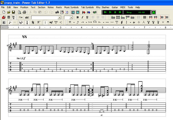 Power Tab Editor Power Tab Editor