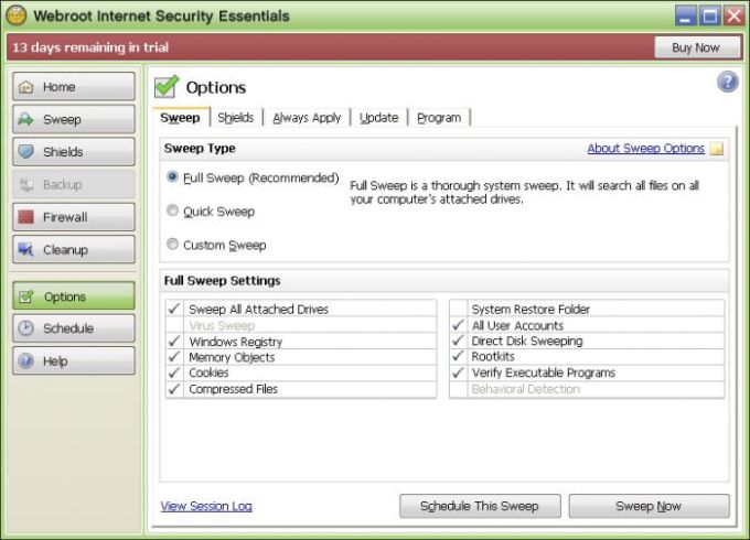 rating of webroot security anywhere