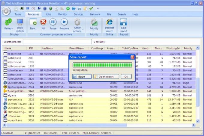 Process Monitor 3.95 downloading