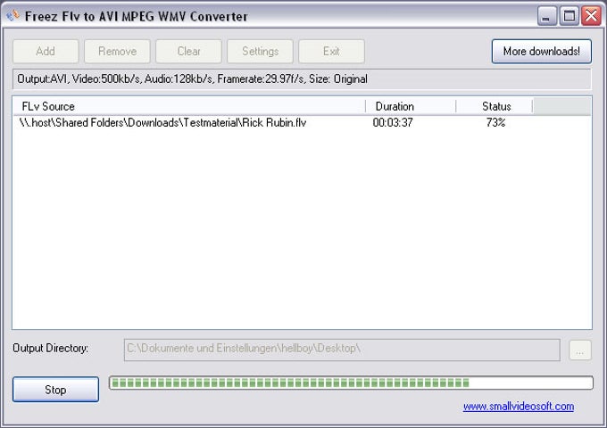 Freez FLV to AVI/MPEG/WMV Converter Freez FLV to AVI/MPEG/WMV Converter