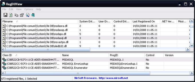 RegDllView