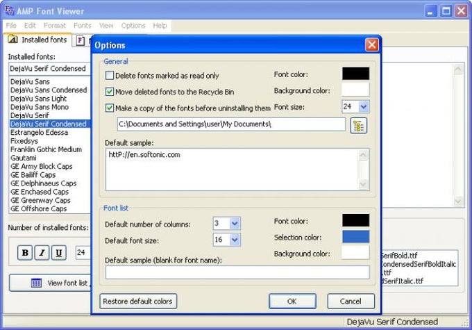 AMP Font Viewer AMP Font Viewer