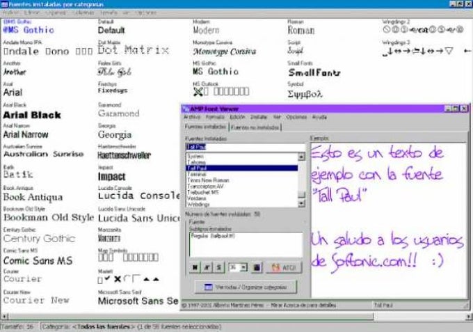AMP Font Viewer AMP Font Viewer