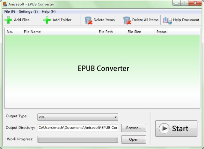 Convertir epub a pdf sin programas