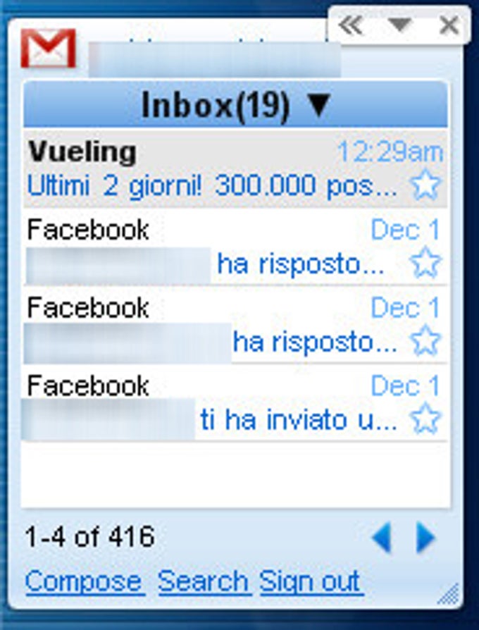 Google Gmail Gadget Google Gmail Gadget