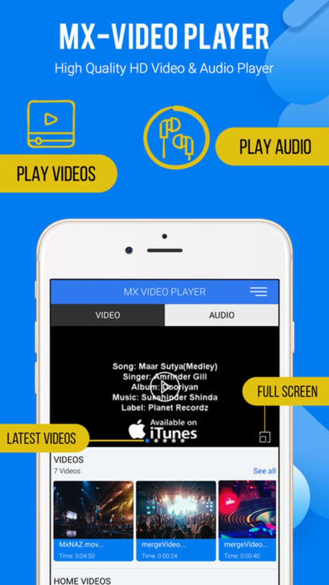 MX Player HD:Video Audio Play
