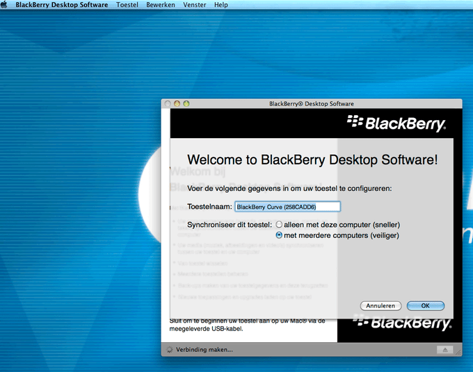 BlackBerry Desktop Manager BlackBerry Desktop Manager