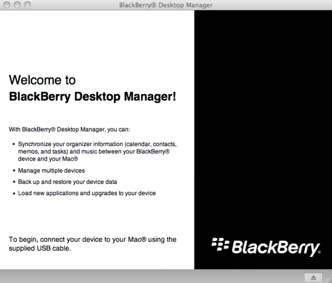 download blackberry desktop manager for mac