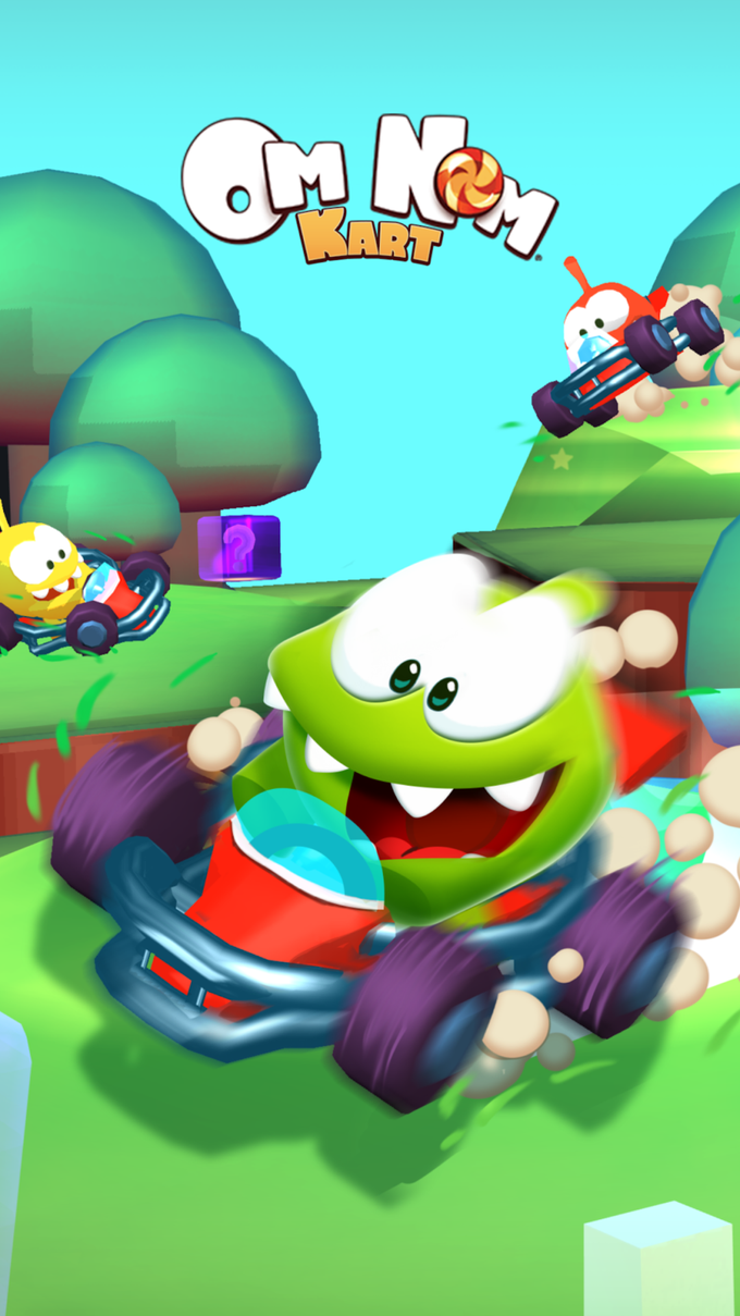 Om Nom: Karts для Android — Скачать