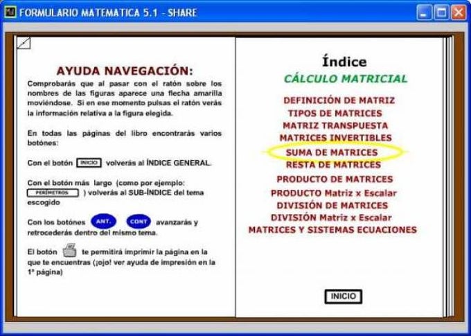 Formulario Matemática Formulario Matemática