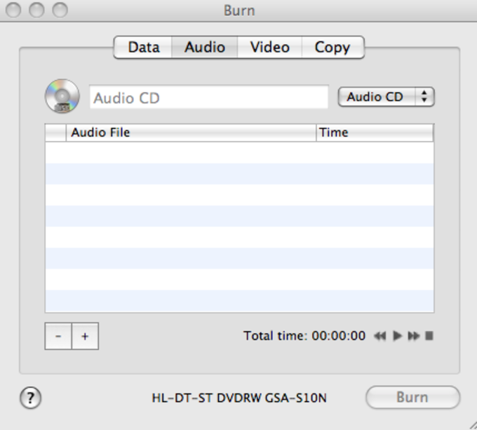 cd burner mac free download