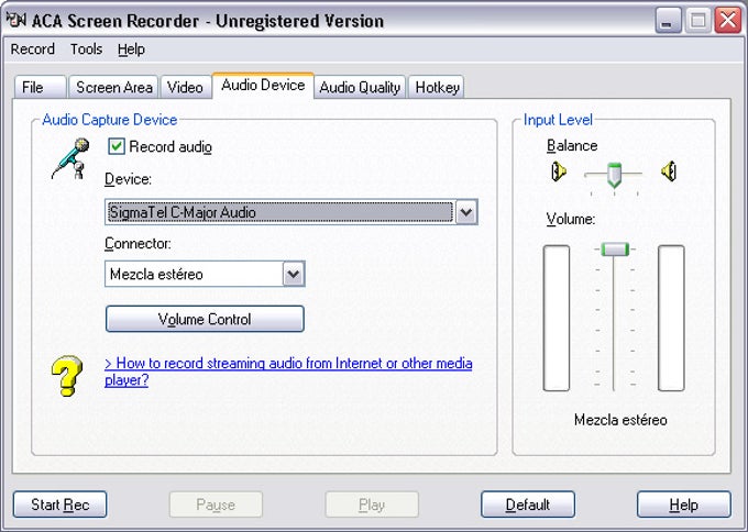 ACA Screen Recorder ACA Screen Recorder