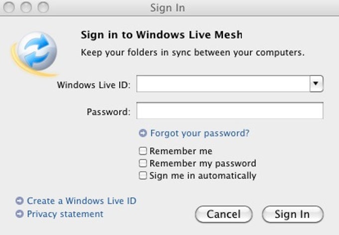 Windows Live Mesh Windows Live Mesh