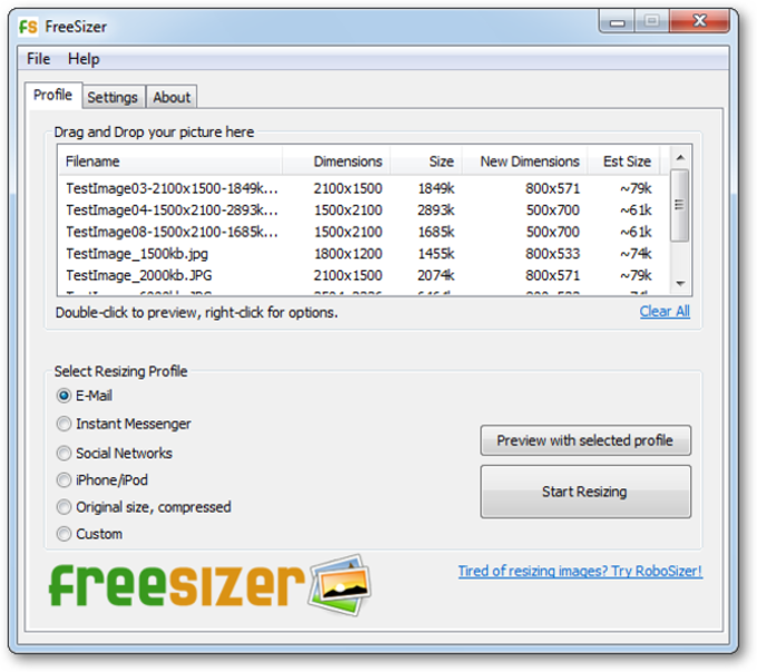 FreeSizer FreeSizer