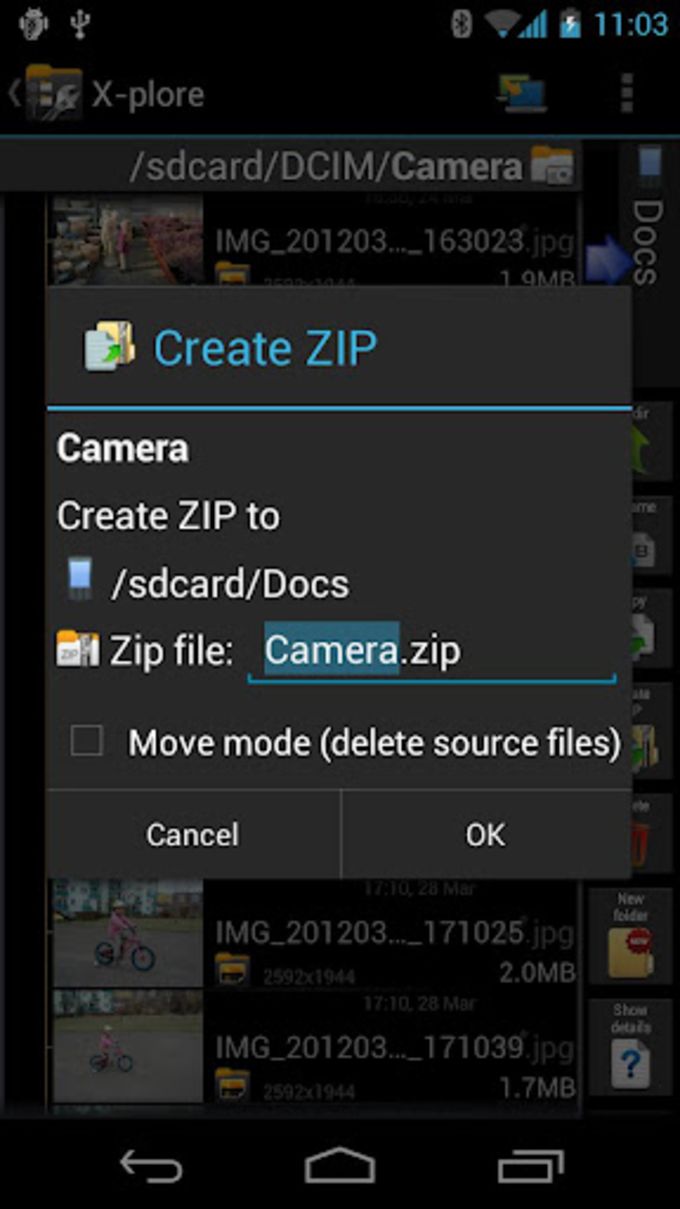 xplore file manager app