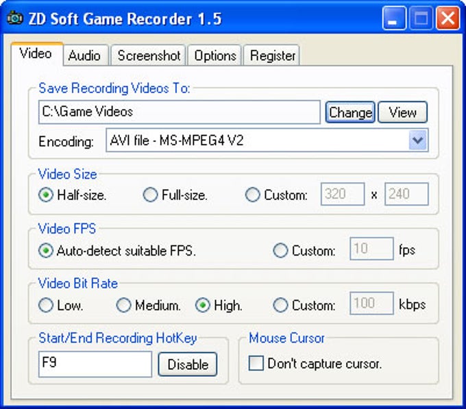 ZD Soft Game Recorder ZD Soft Game Recorder