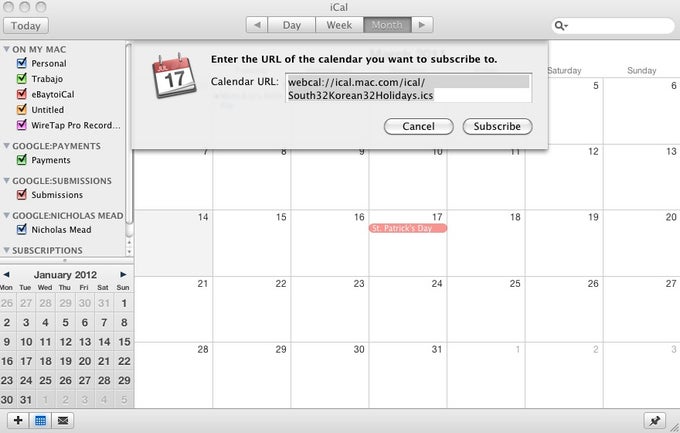 South Korean Holiday Calendar
