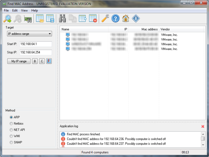 Find MAC Address Find MAC Address